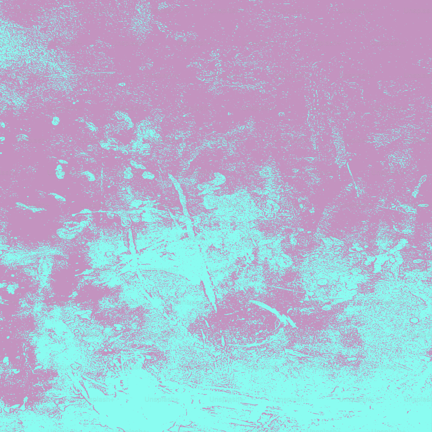 Fond abstrait texturé rose et turquoise.