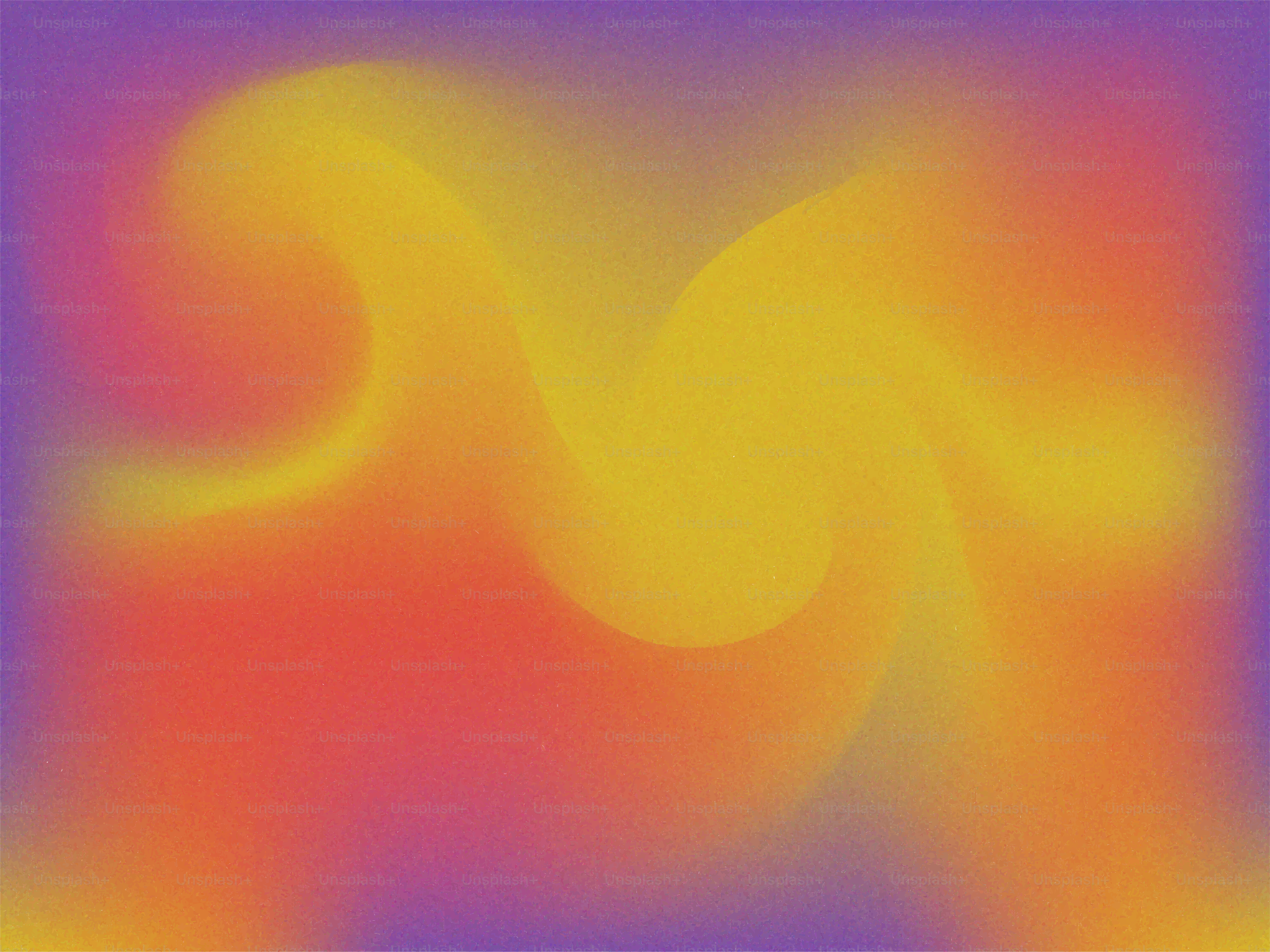 Dégradé abstrait violet, orange et jaune avec bruit