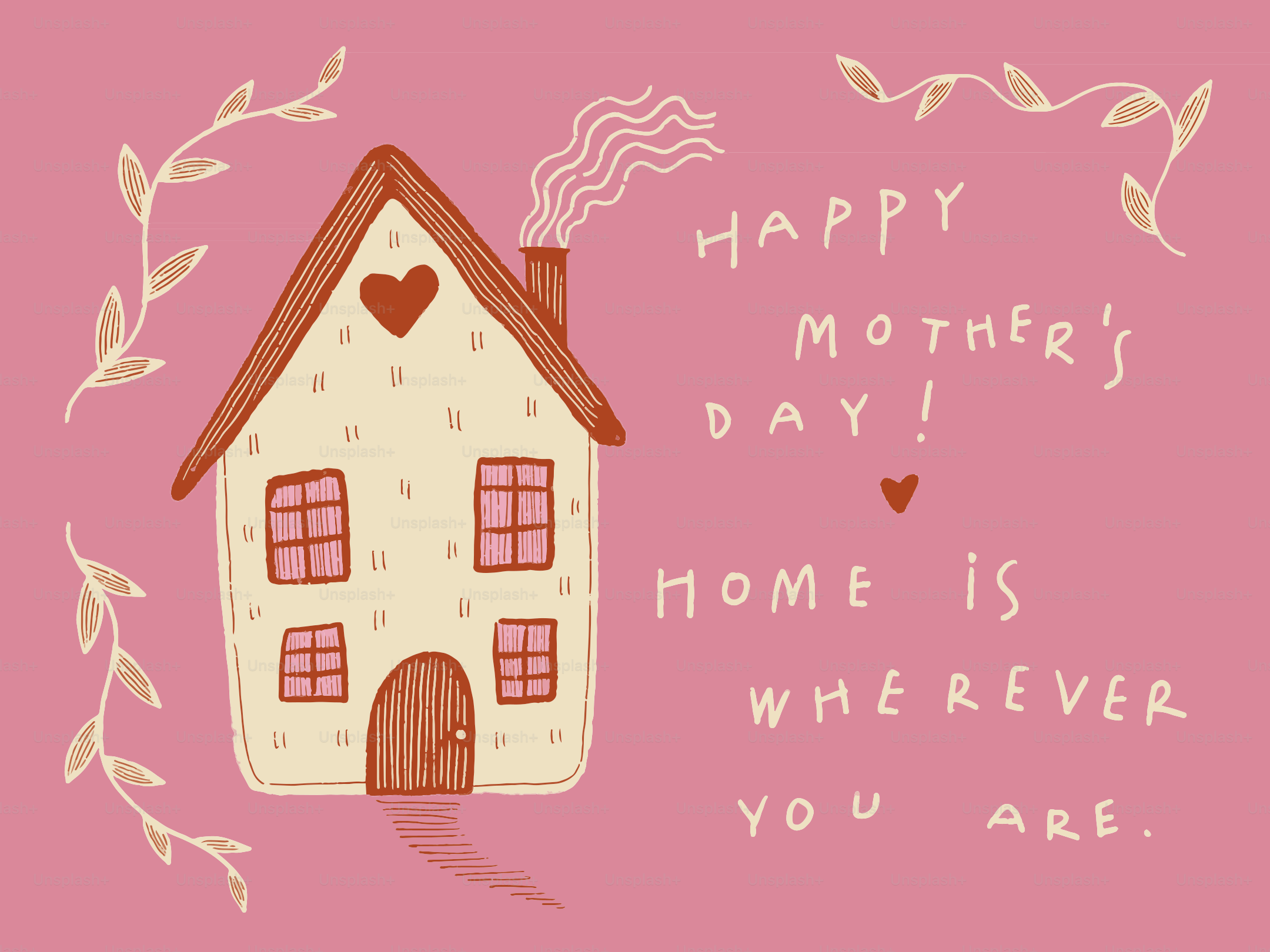 Happy mother's day! home is wherever you are.