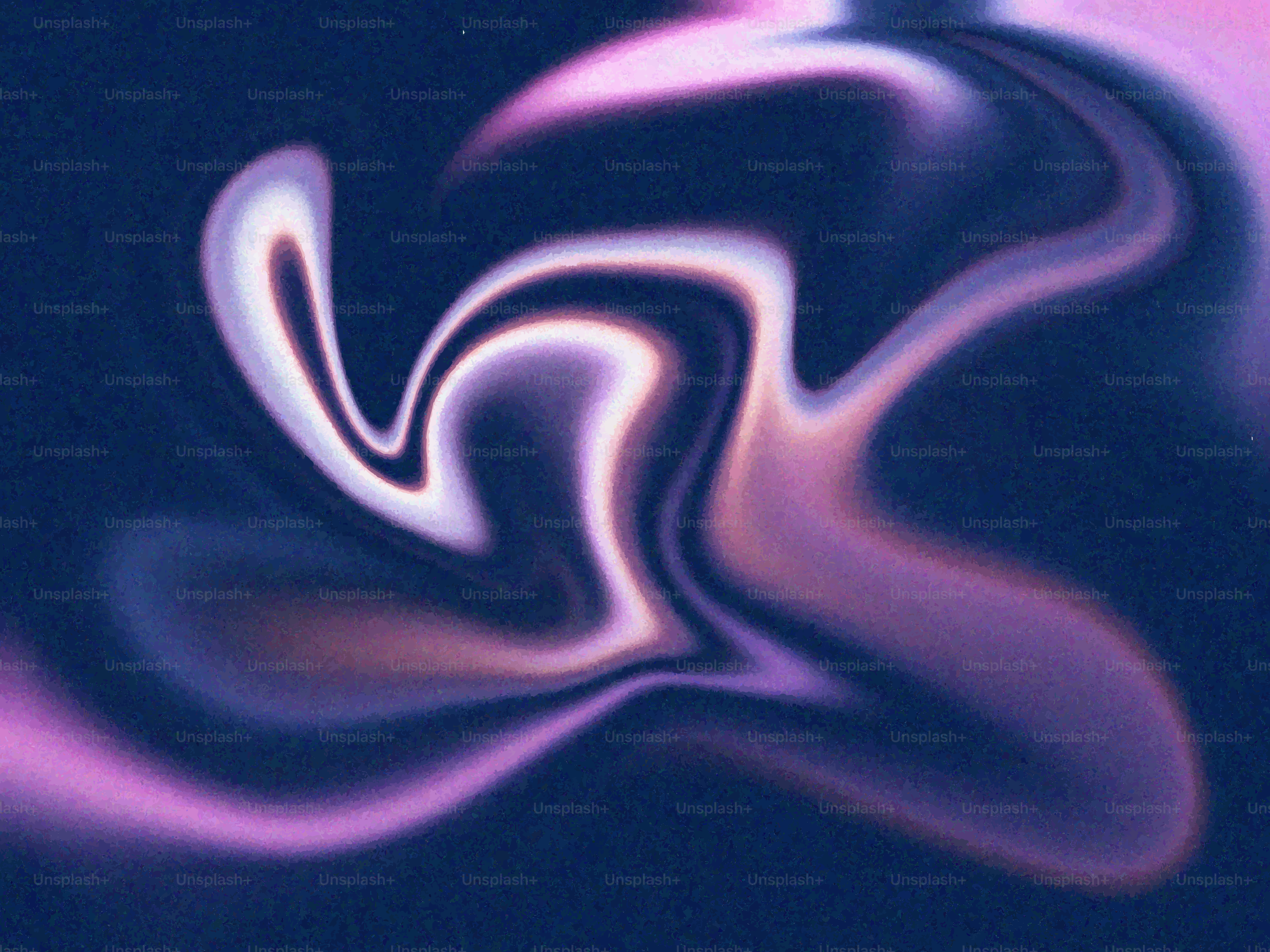 Abstract swirling purple and pink light forms