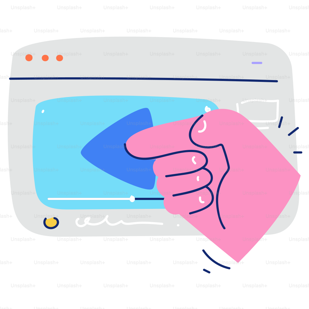 Pulsar el botón de reproducir en la pantalla del reproductor de vídeo