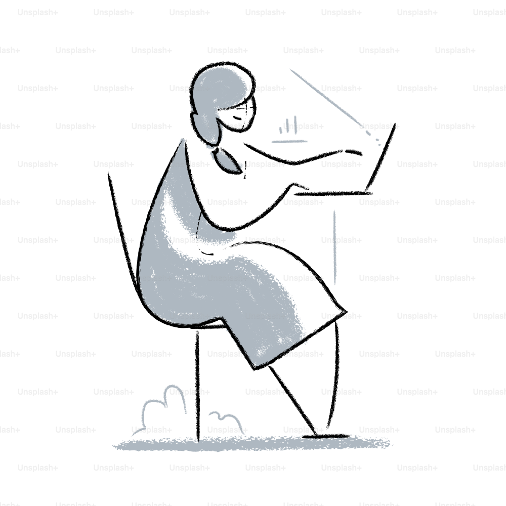 Woman working on a laptop at a desk.