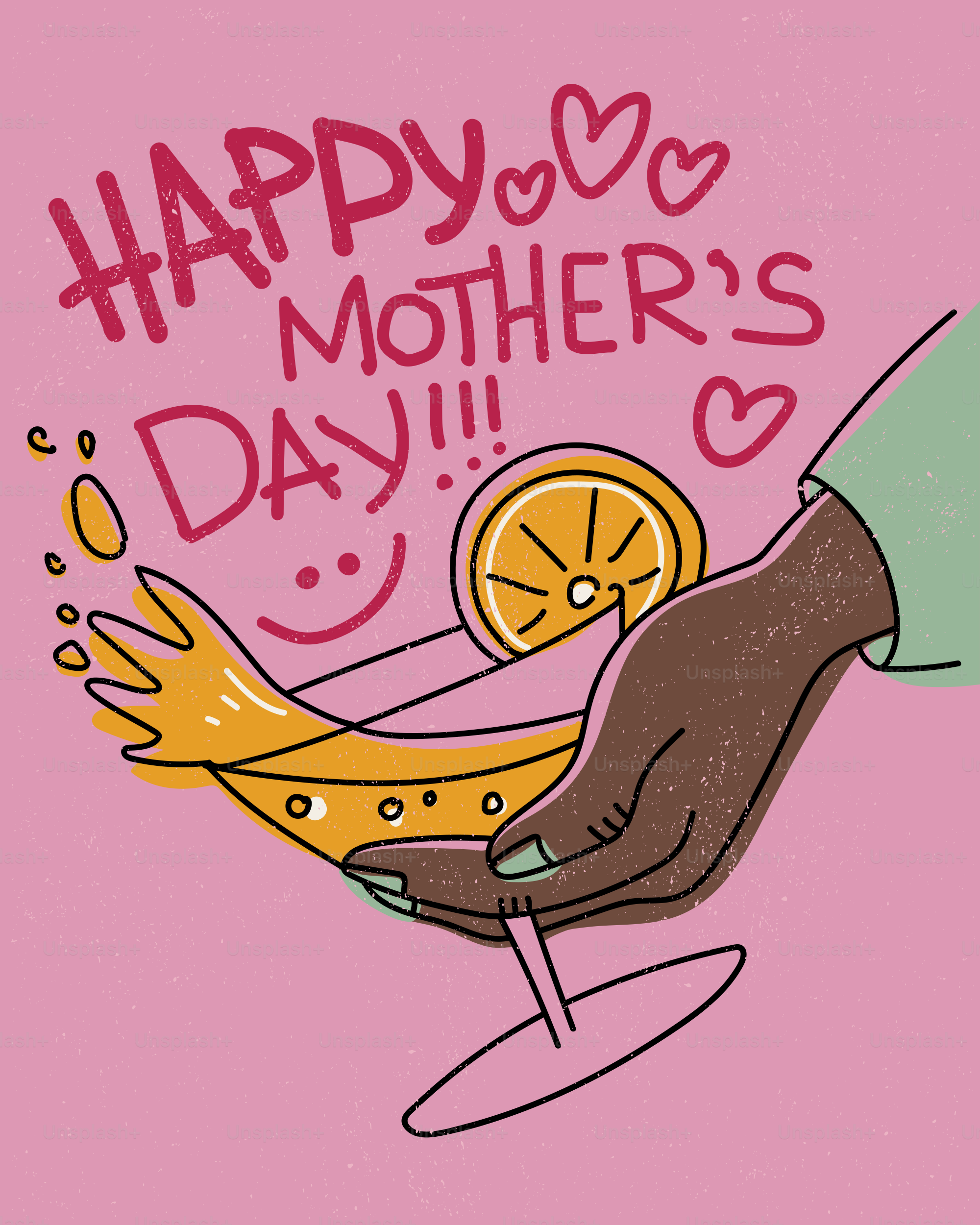 Buona festa della mamma con un cocktail