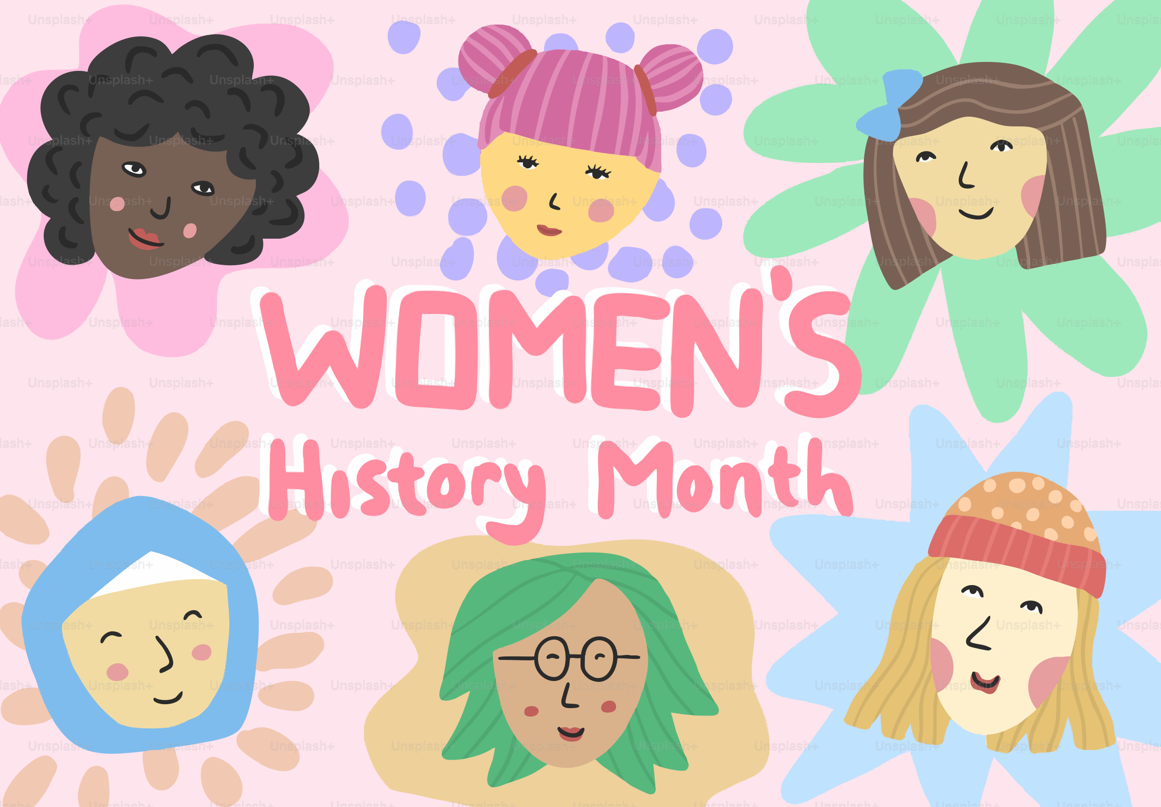 Der Monat der Frauengeschichte wird mit vielfältigen Gesichtern gefeiert