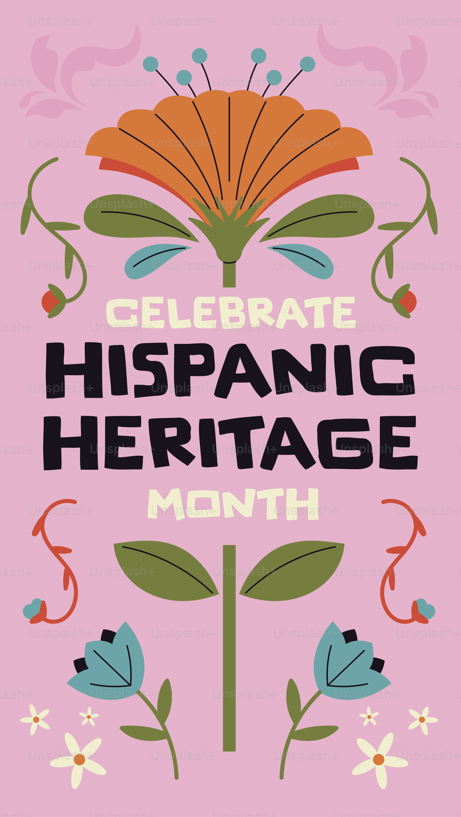 Celebra el mes de la herencia hispana con diseños florales