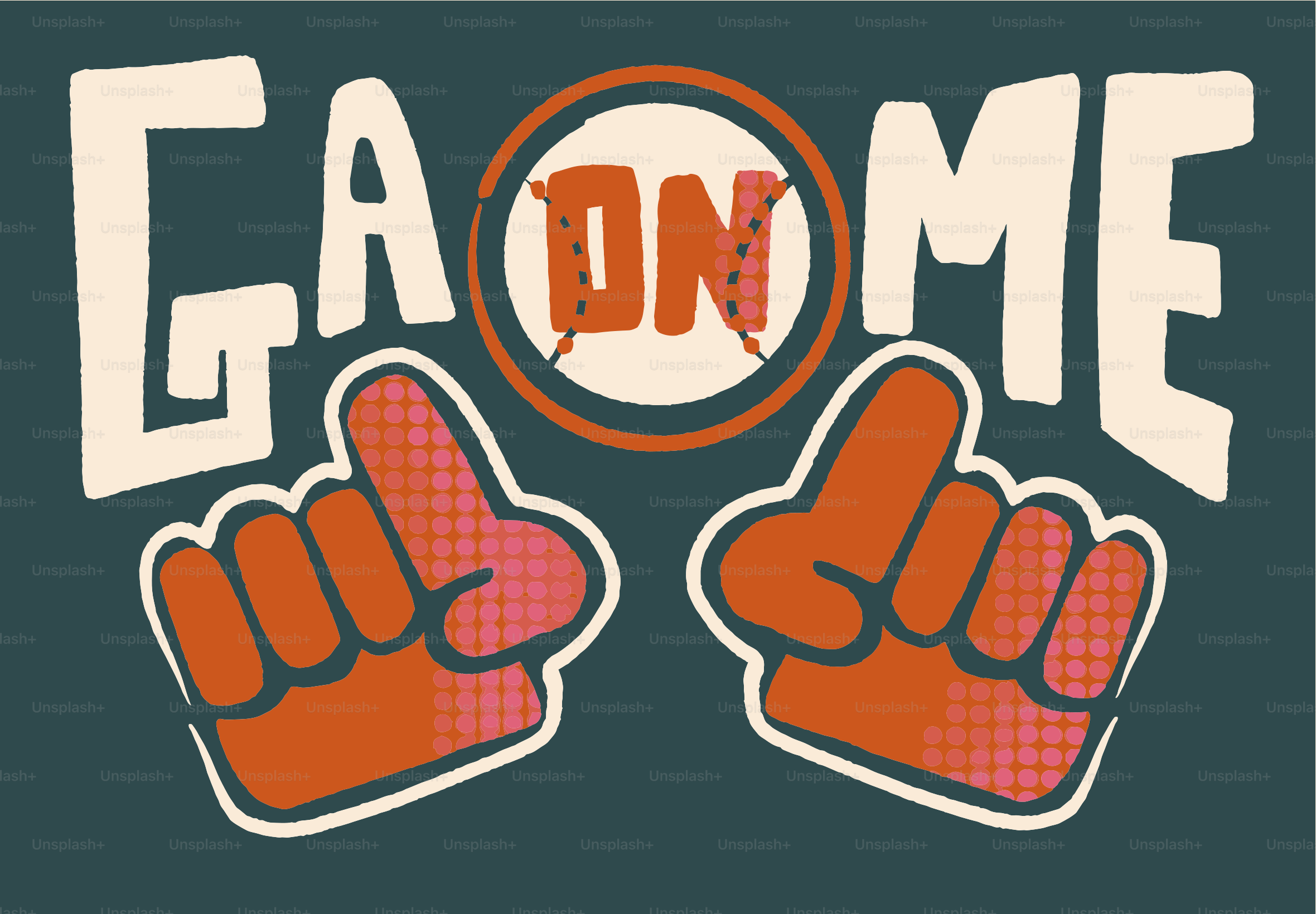 Spiel weiter mit Schaumstofffingern und Vintage-Text.