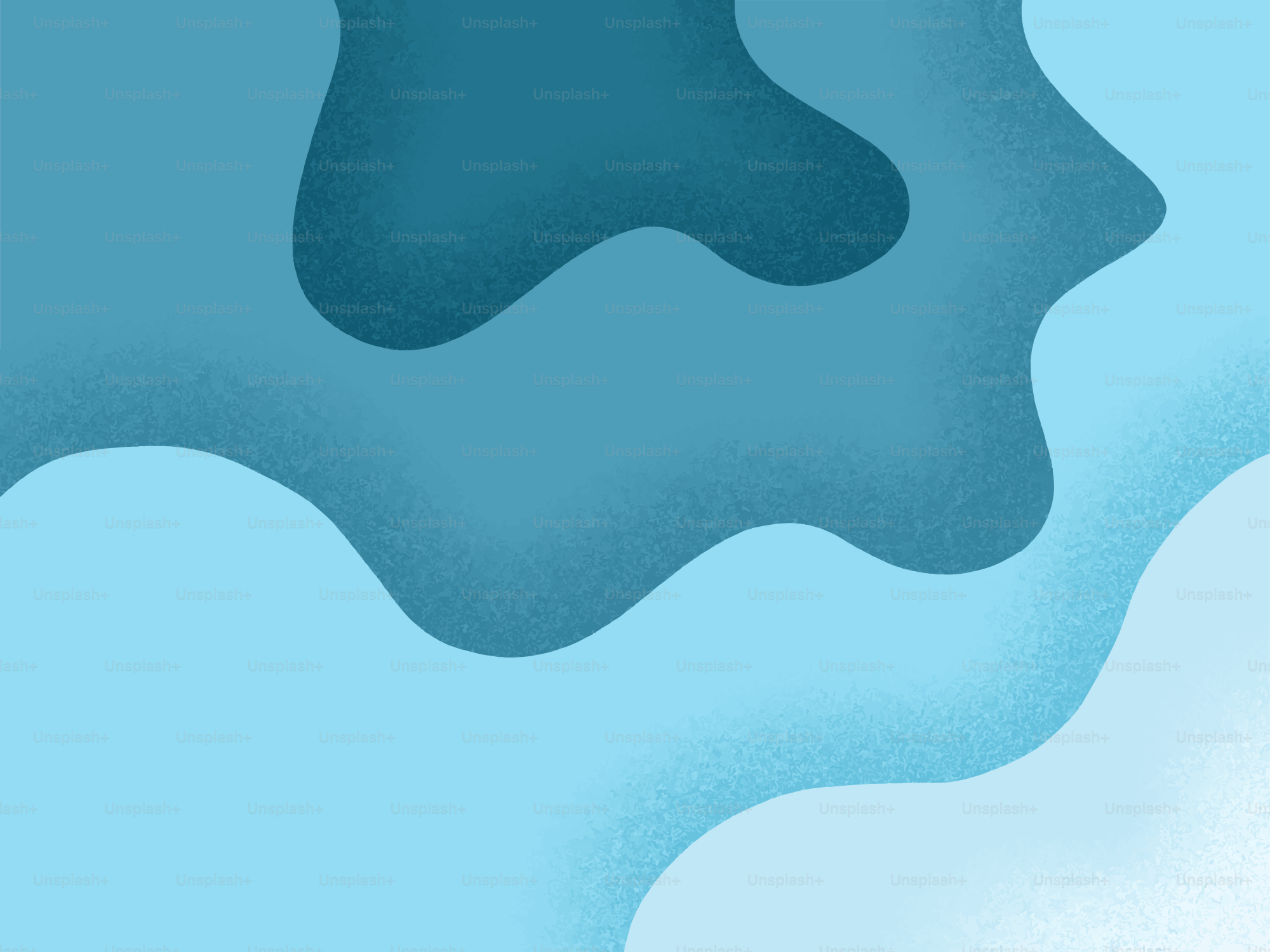 추상적인 파란색과 연한 파란색 물결무늬 모양