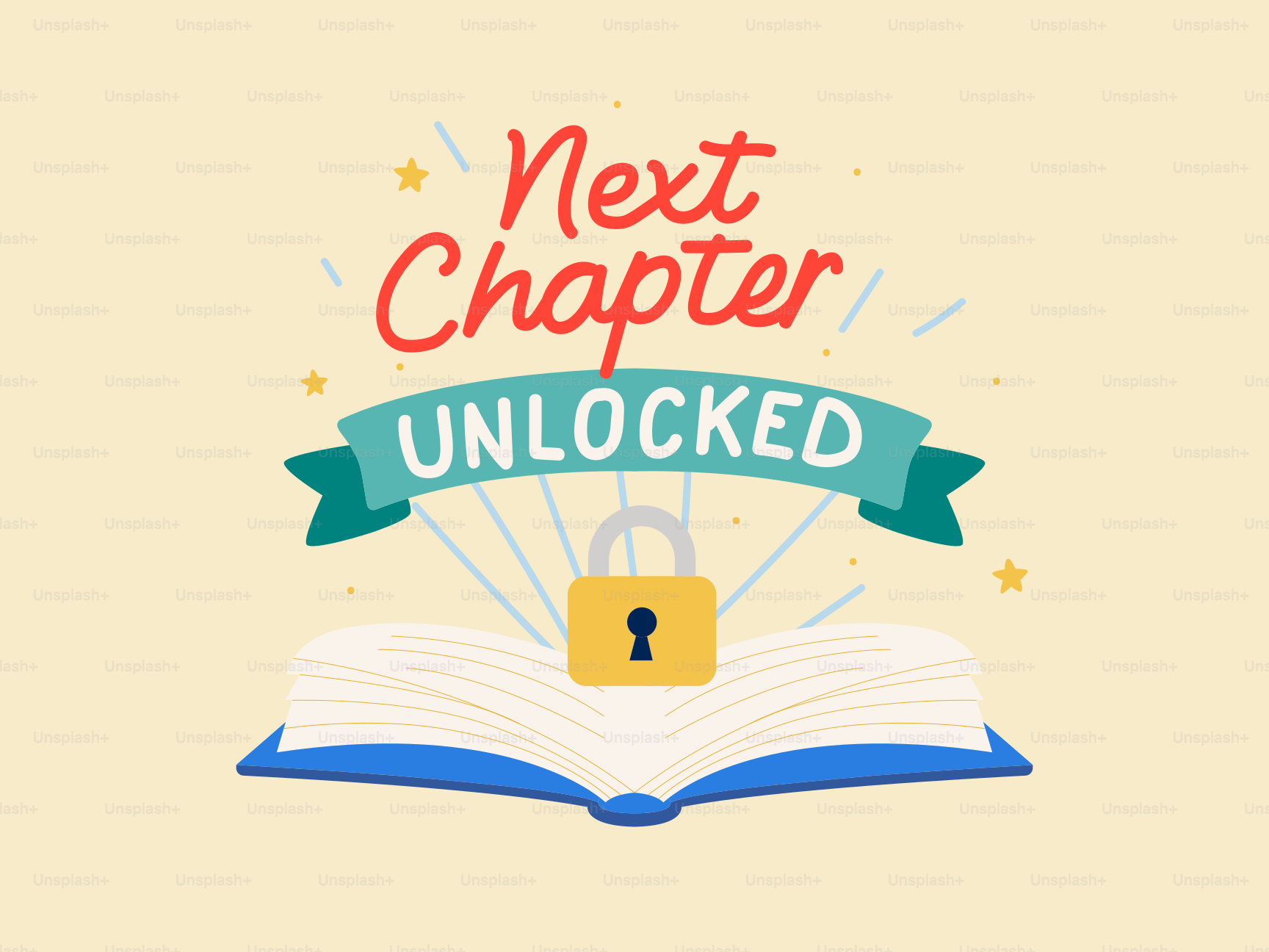 Next chapter unlocked with a locked book.