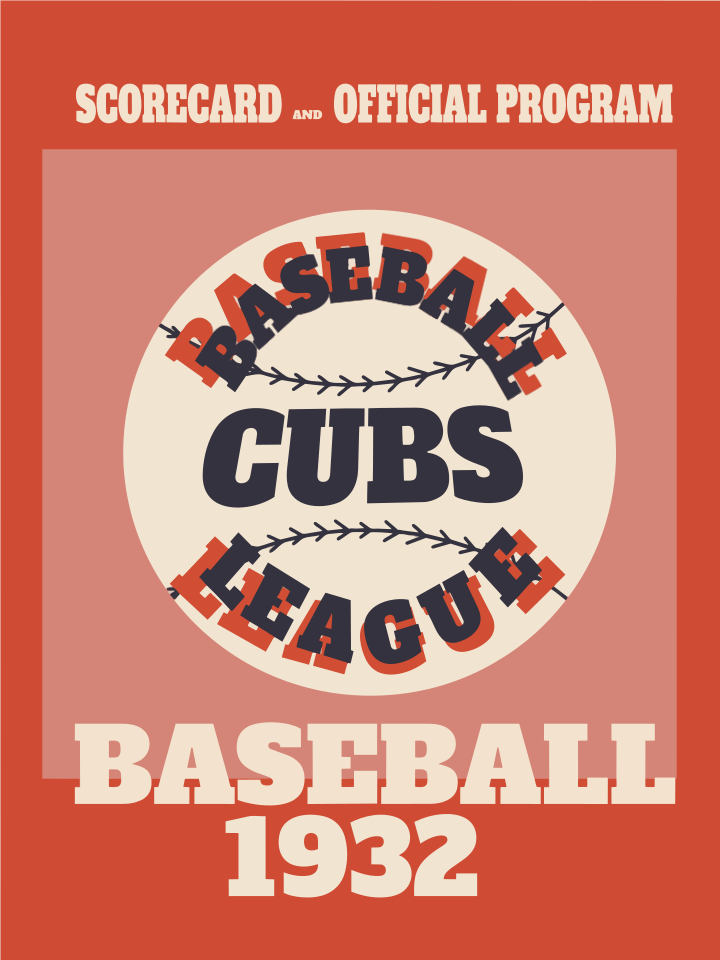 1932년 컵스 리그 야구 시즌 점수표