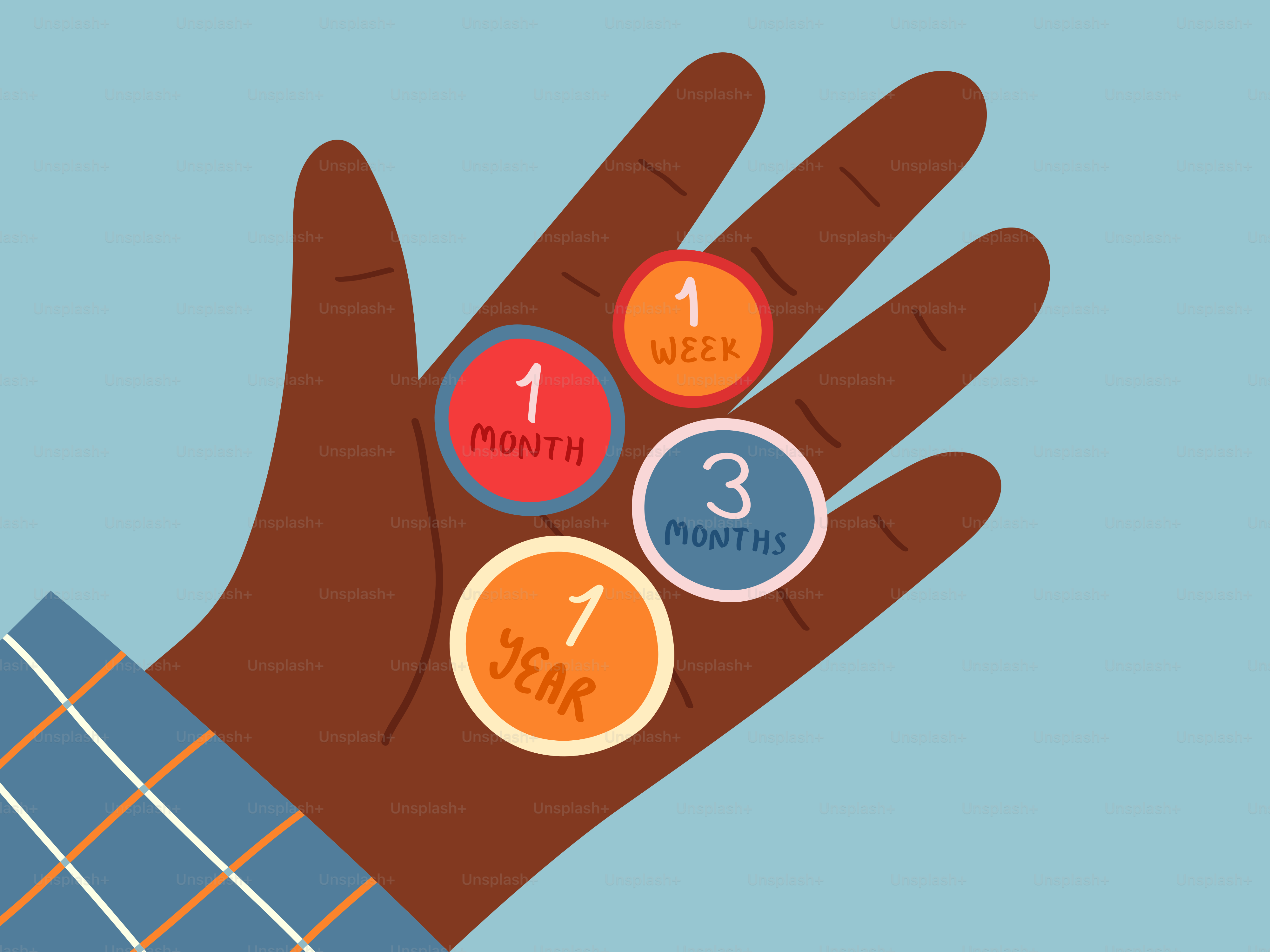 Sostener monedas con duraciones temporales