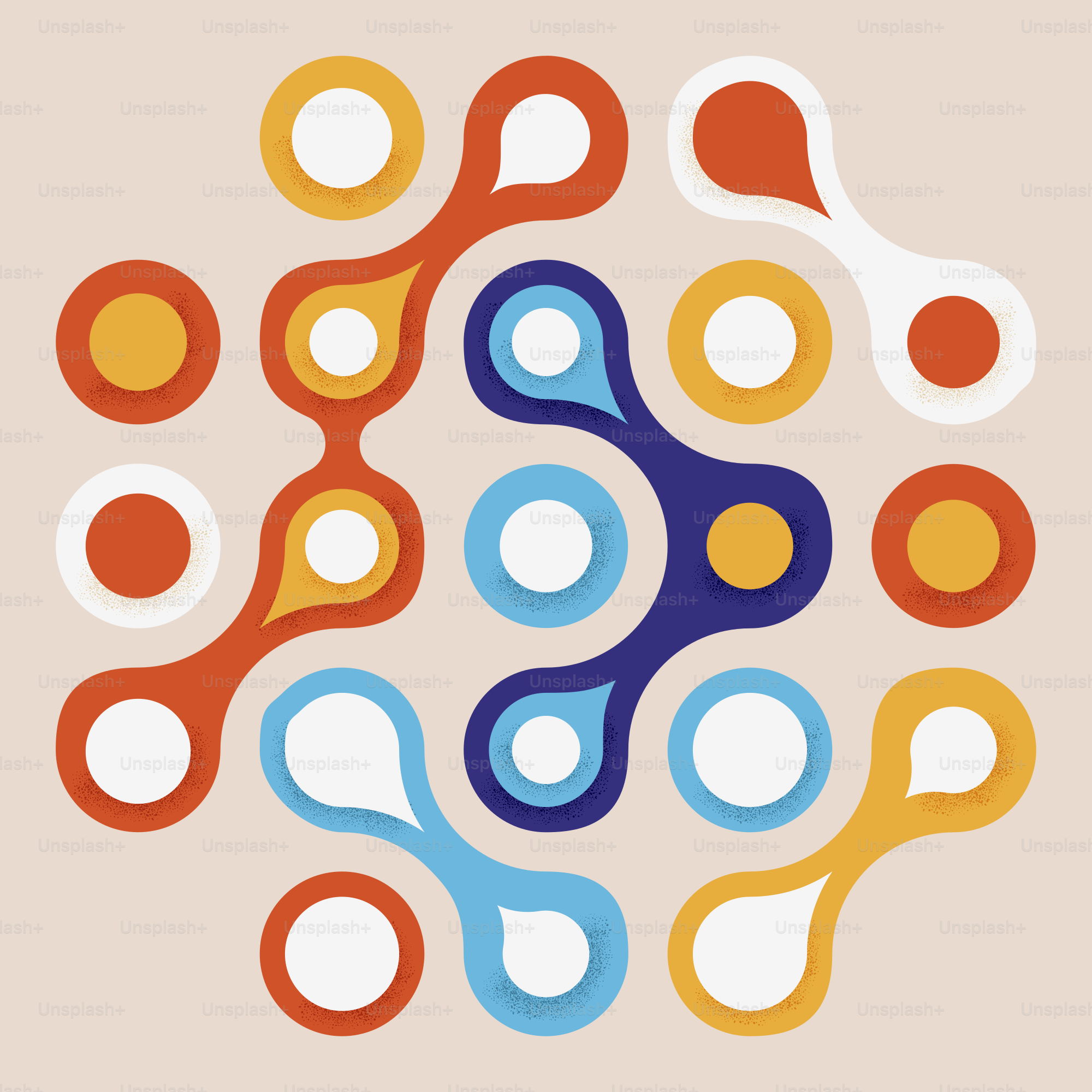 Abstract colorful shapes with overlapping transparency vector ...