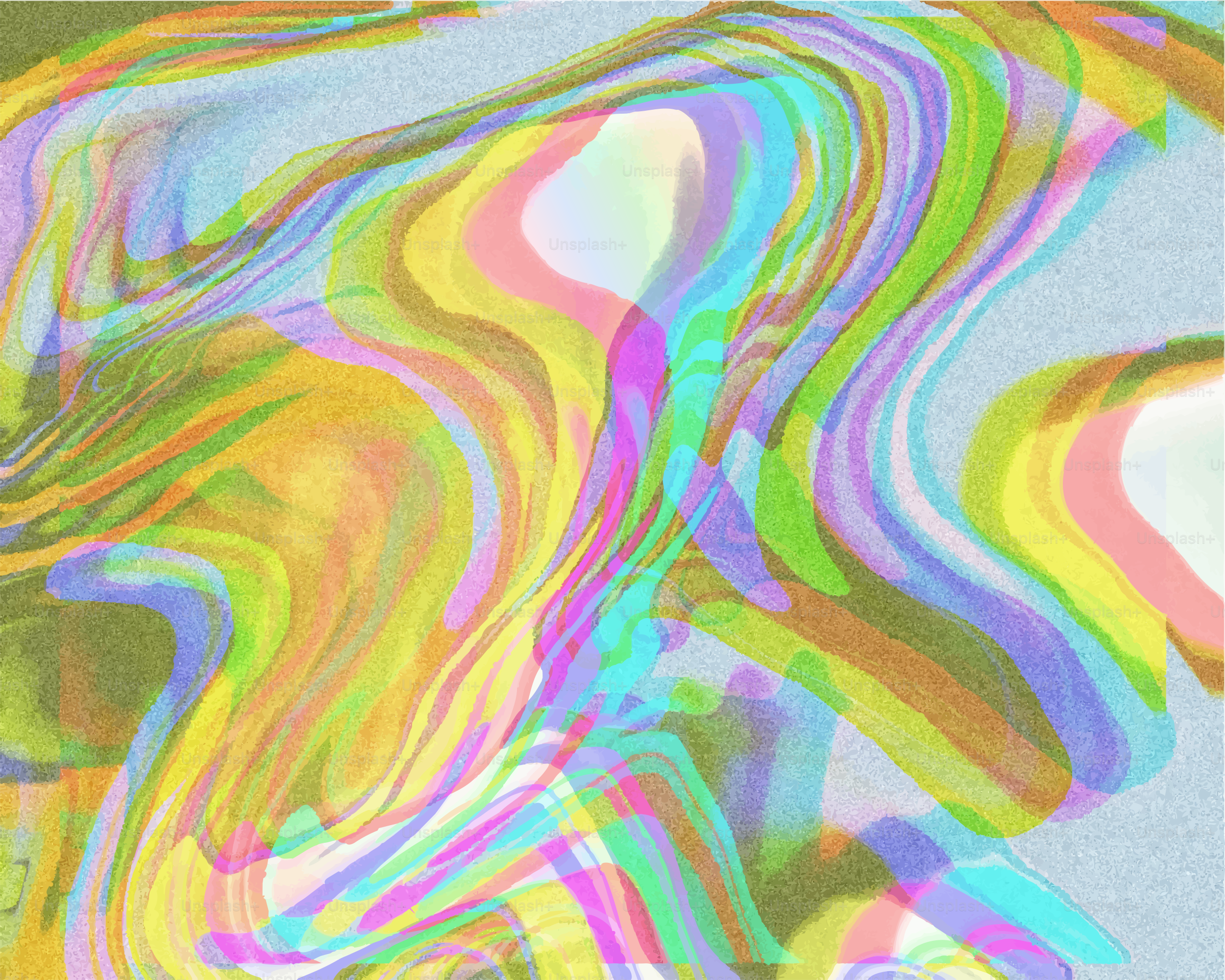 Abstract swirling pastel colors with a grainy texture