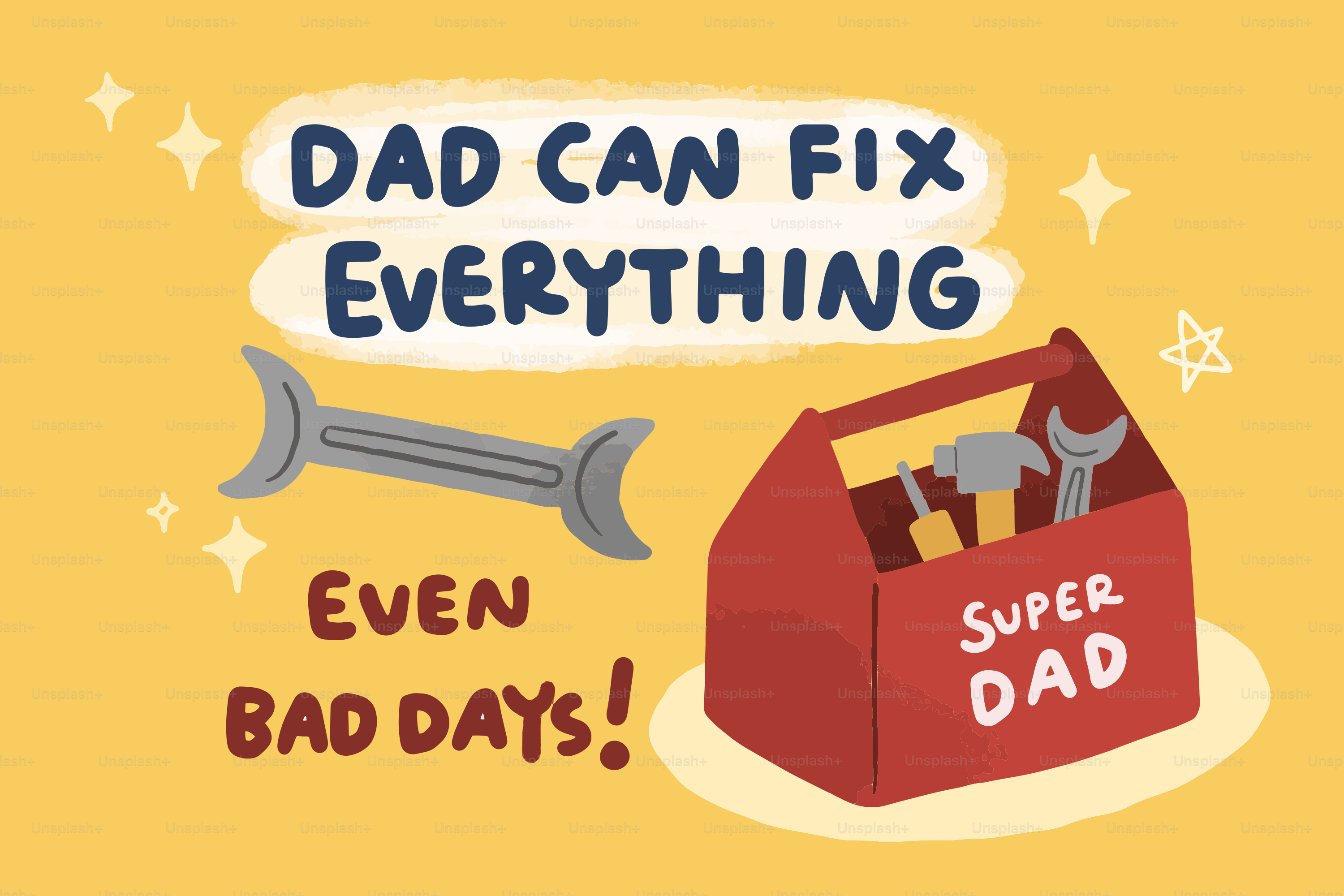 Papa kann alles reparieren, auch schlechte Tage!