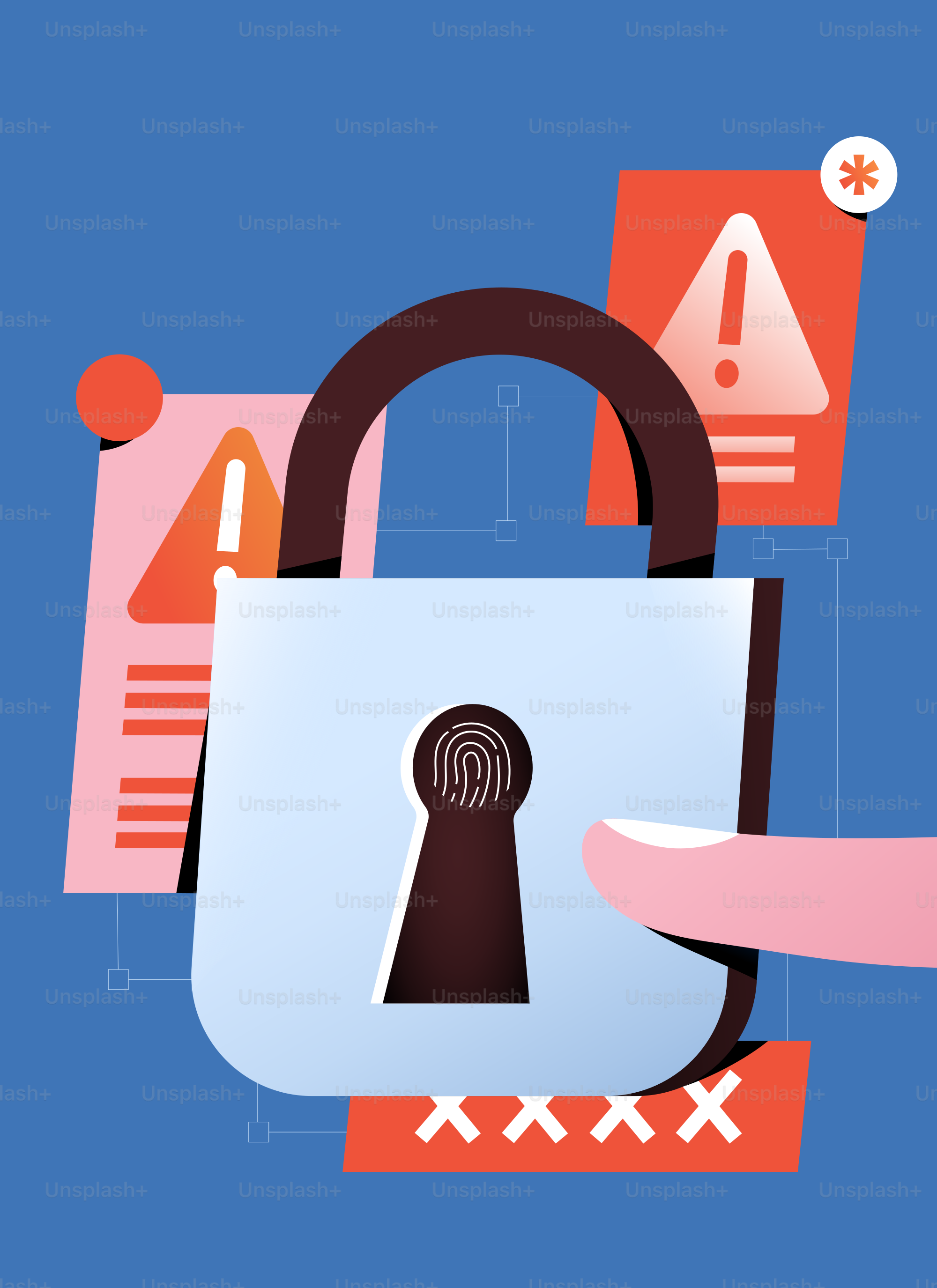 Biometric identification with fingerprint and eye scan vector ...