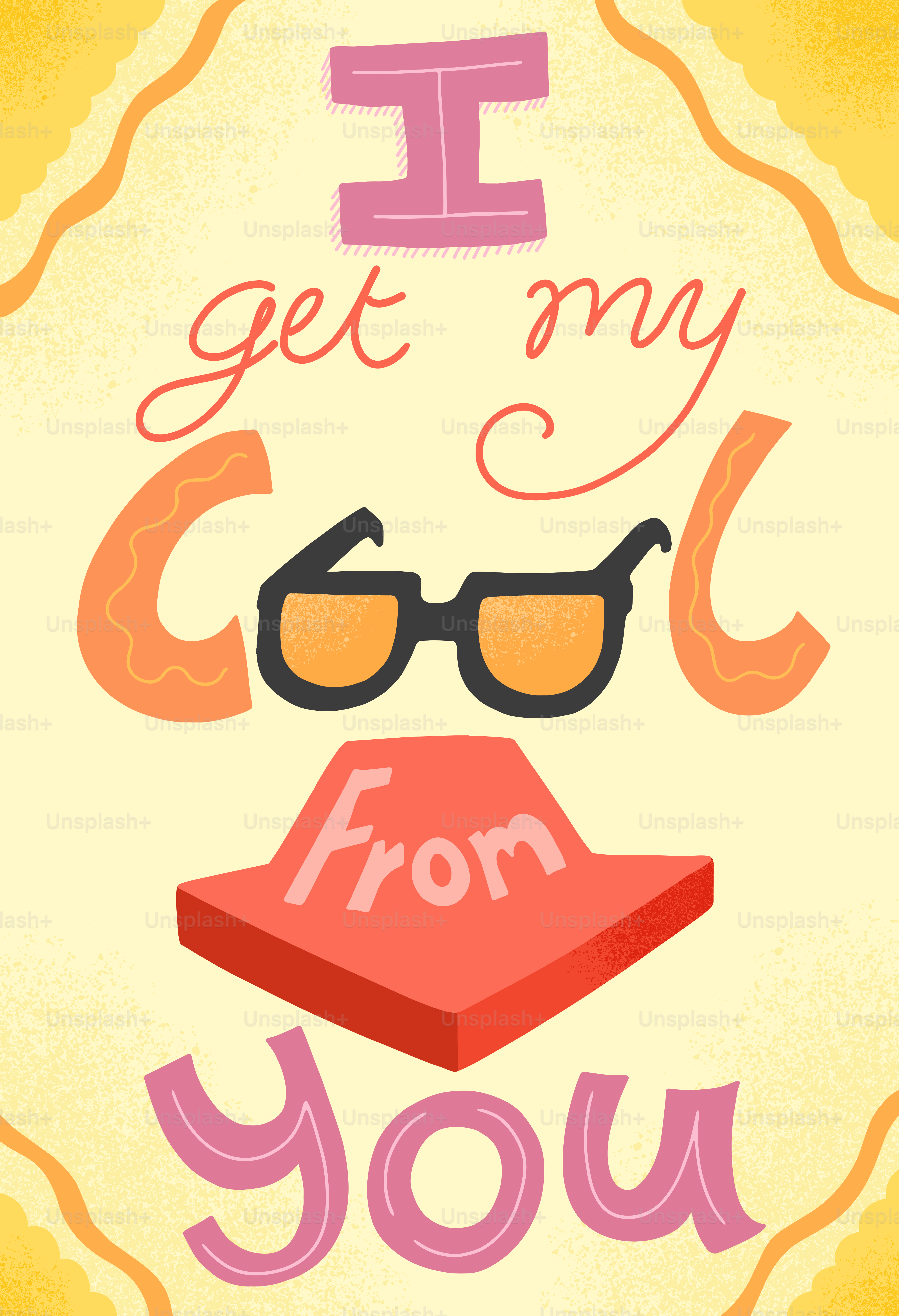 Ich bekomme meine Coolness von dir