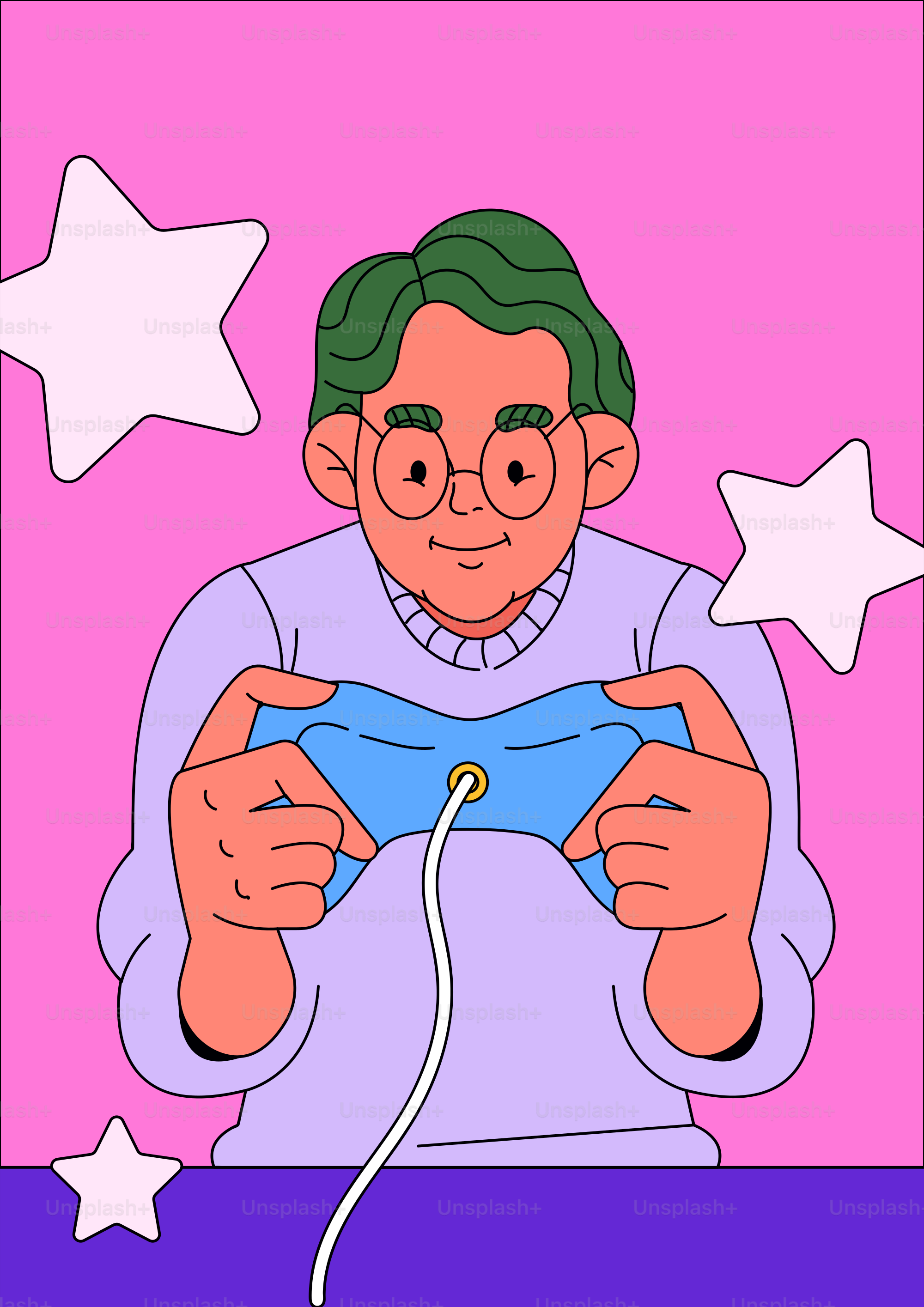 Pessoa jogando videogame com um controle.