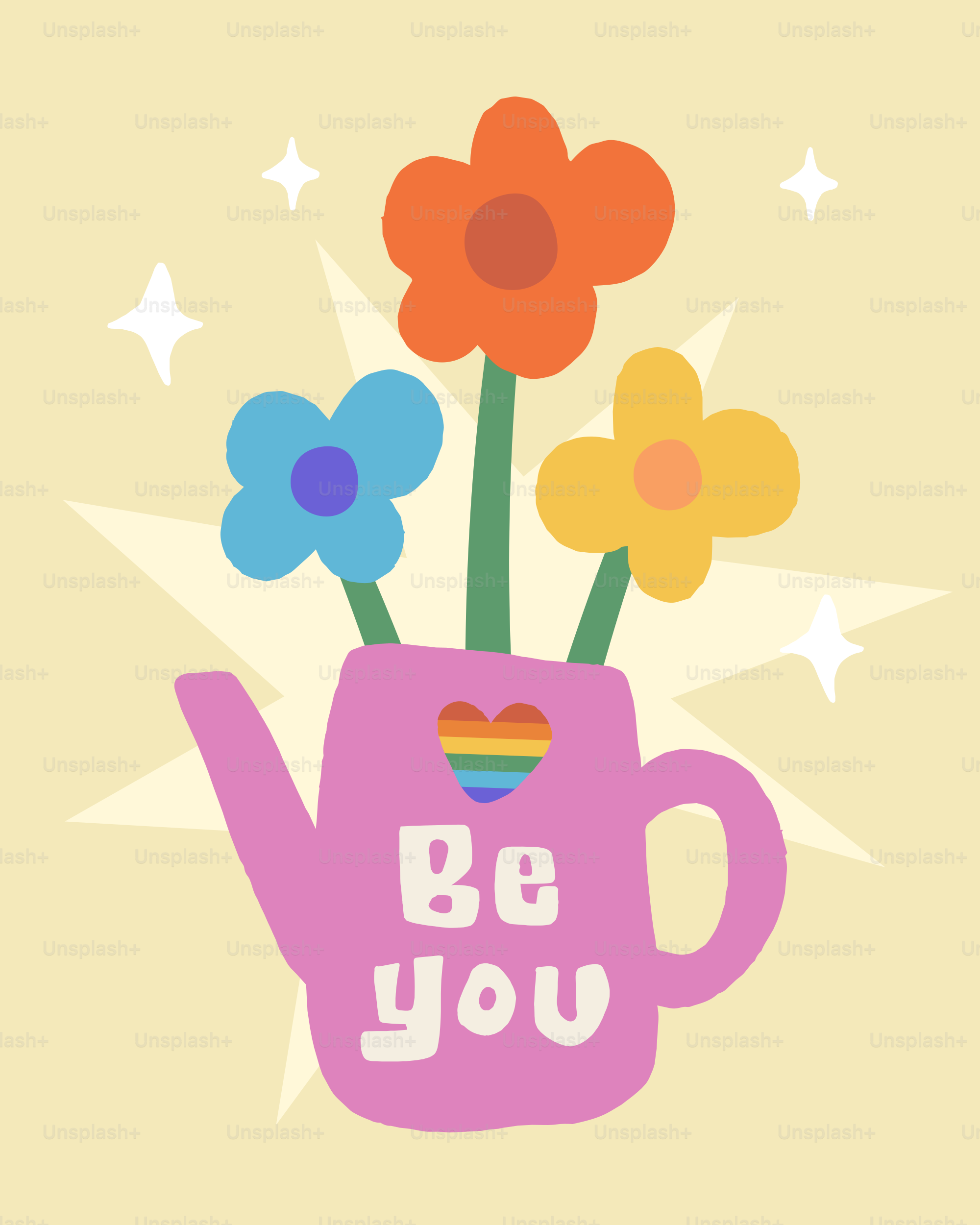 Rainbow and stars with text respect everyone vector – Illustration ...