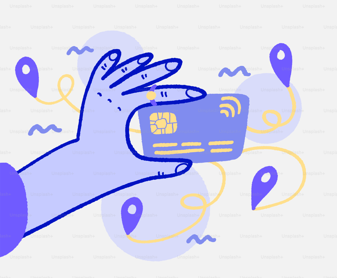 Tenir la main d’une carte de crédit avec des codes PIN de localisation.
