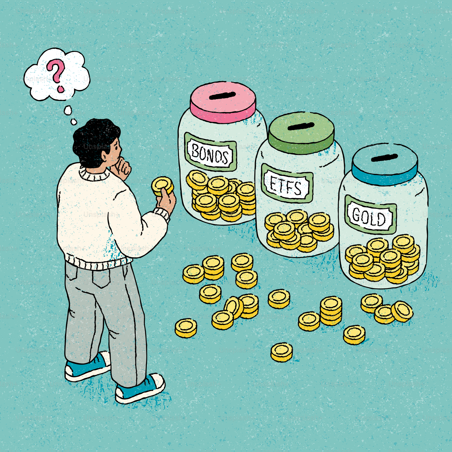 債券、ETF、または金への投資を検討しています。
