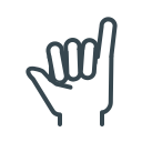Hand making a pinky promise gesture.