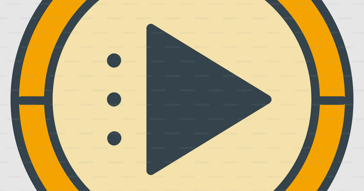 Vektor A play button icon within a target circle. – Gambar Video di ...