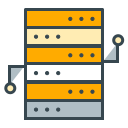 Server impilati con connessioni dati.