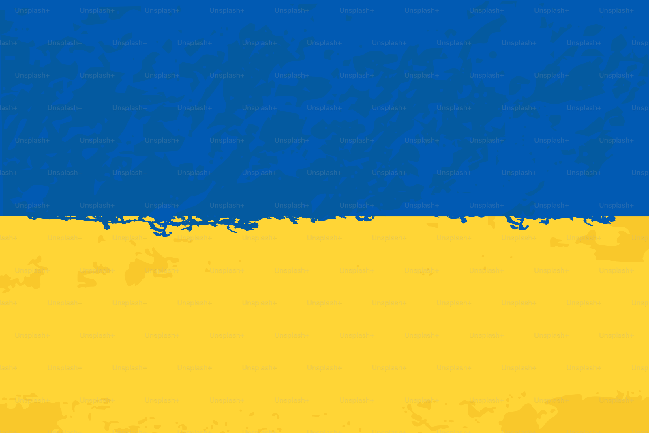 Ein abgenutzter blau-gelber Hintergrund, der der ukrainischen Flagge ähnelt.