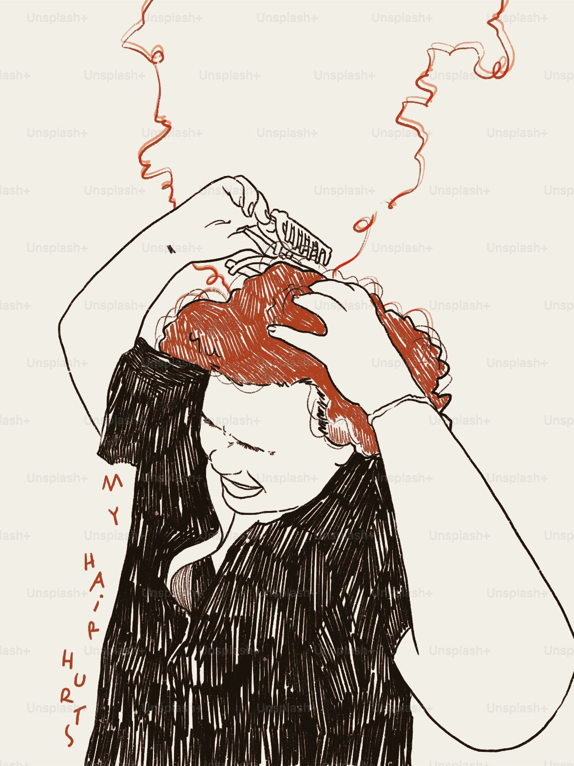 Orang yang menderita allodynia kulit yang menyakitkan