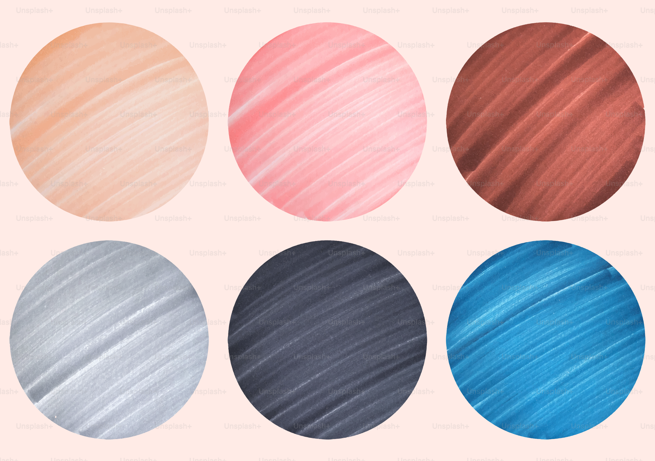 Colorful watercolor paint circles - Vector Illustration on Unsplash+