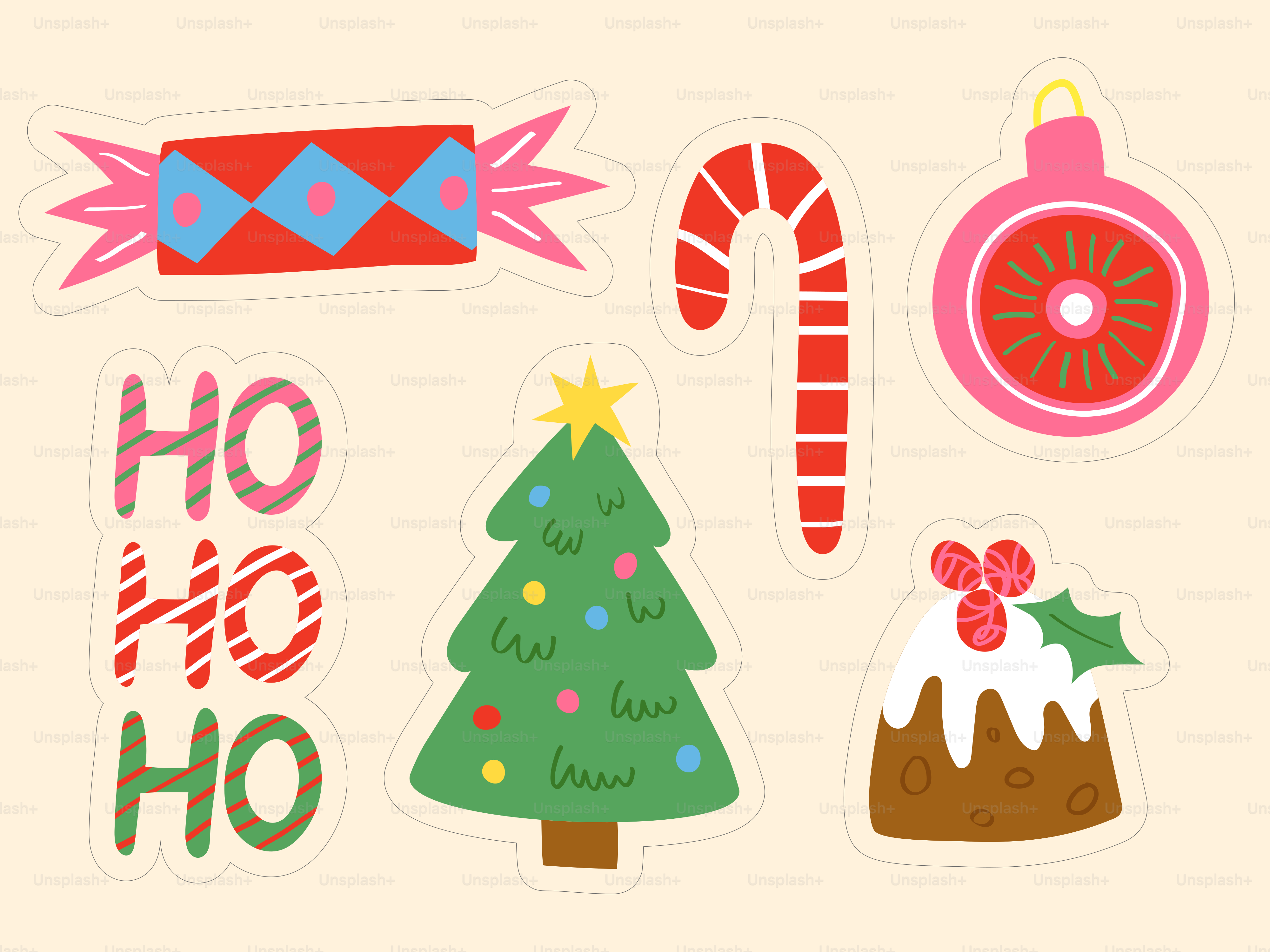 Pack d’autocollants de fête au teckel - Illustration vectorielle sur ...