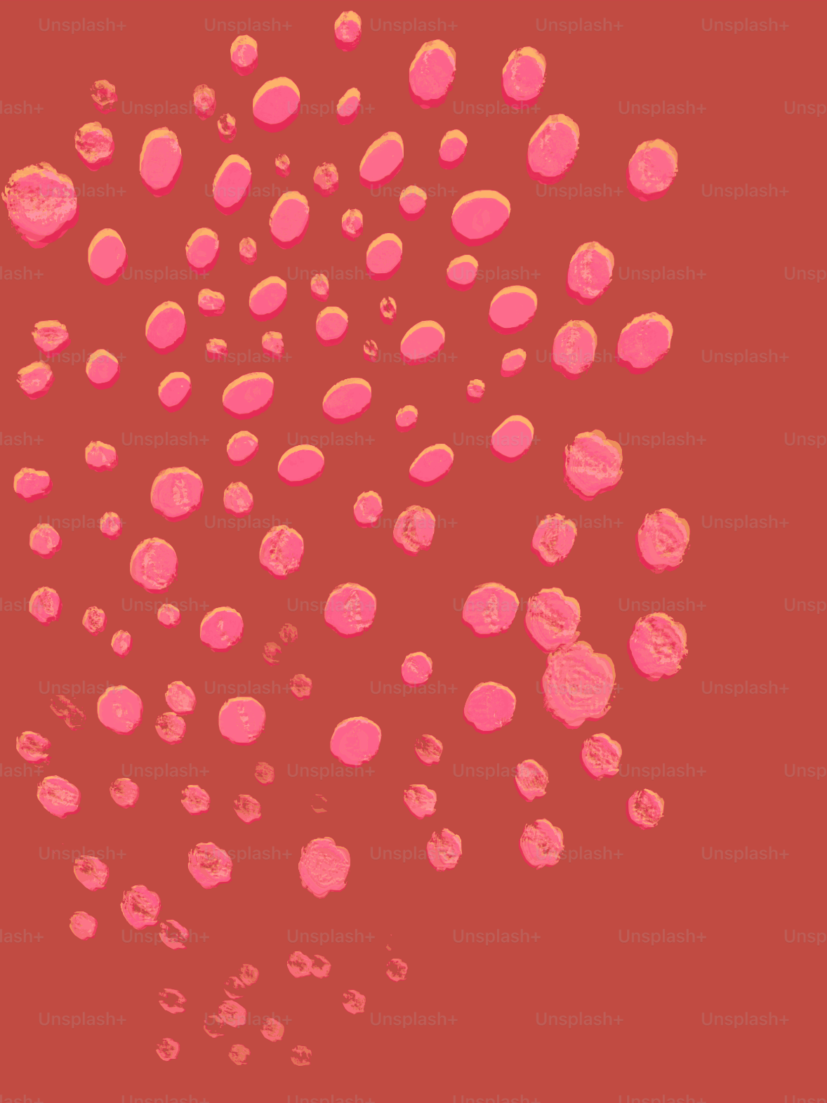 Scattered blue and brown dots - Vector Illustration on Unsplash+