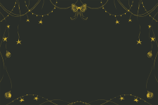 Gold festive garland line drawing - Vector Illustration on Unsplash+
