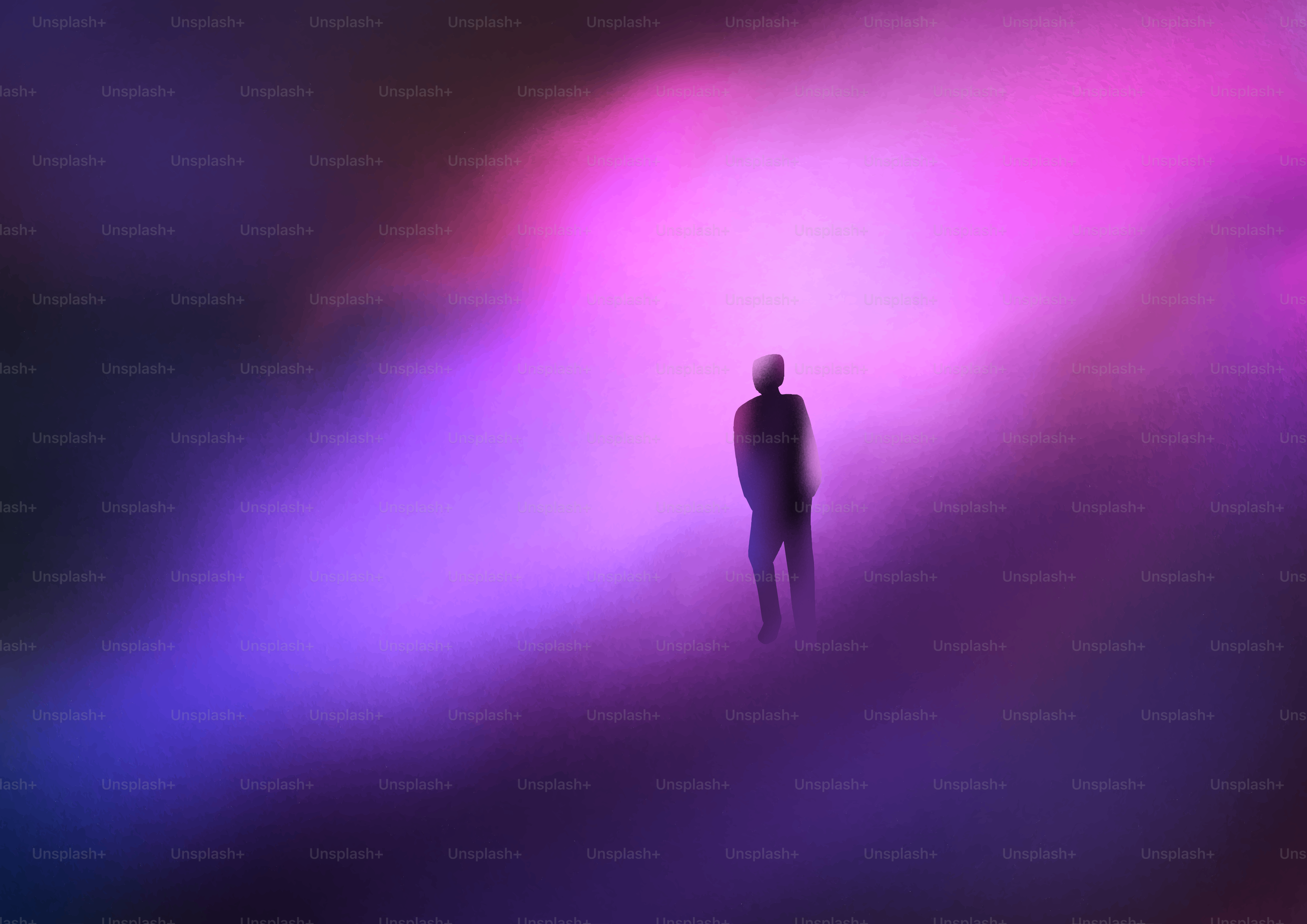 Gradiente astratto viola e rosa - Illustrazione vettoriale su Unsplash