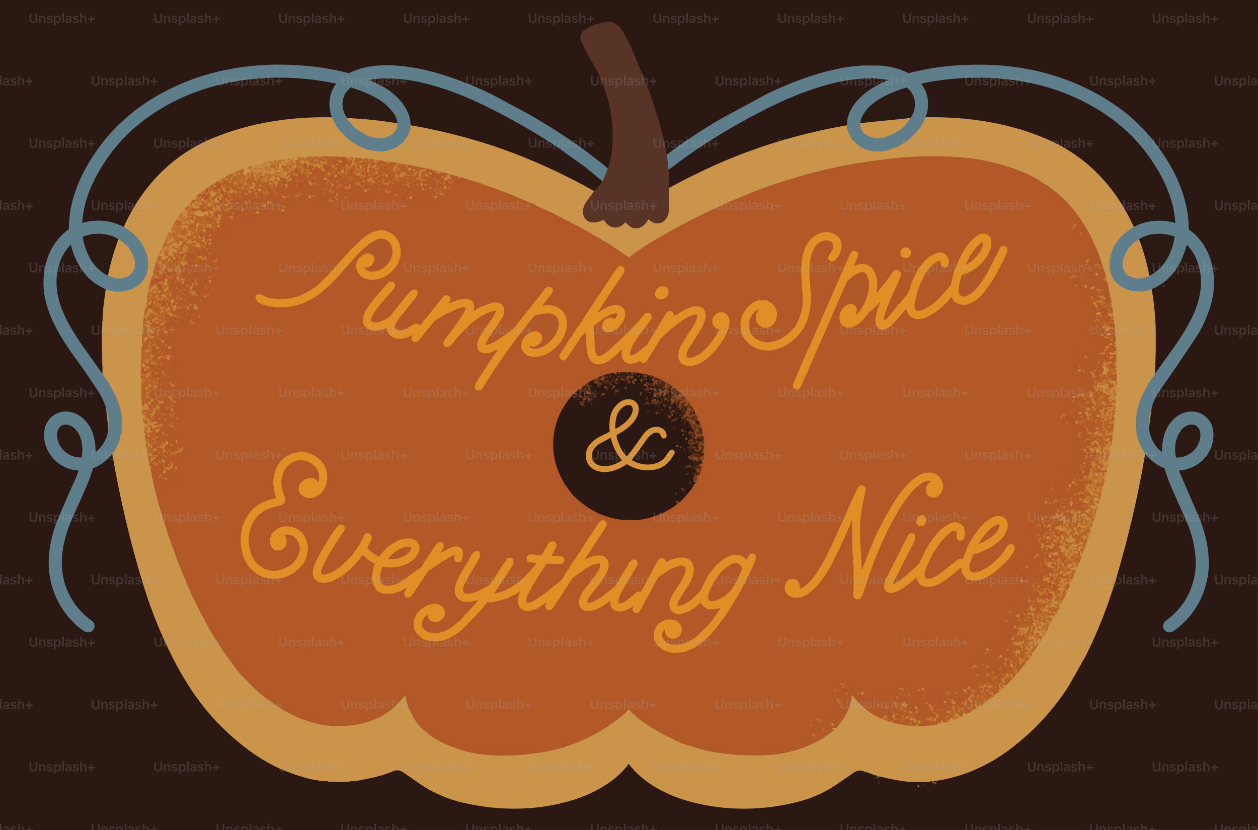 Autumnal text with acorns and leaves - Vector Illustration on Unsplash+